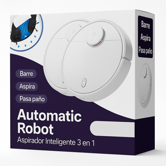 Robot MaxClean Aspirador Inteligente Smart 2000 [PAGA 1 Y LLÉVATE 2]